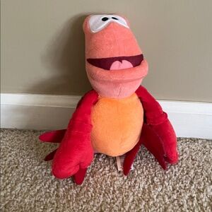 Disney Sebastian Plush Crab Stuffed Toy - Kids Plush Animal
